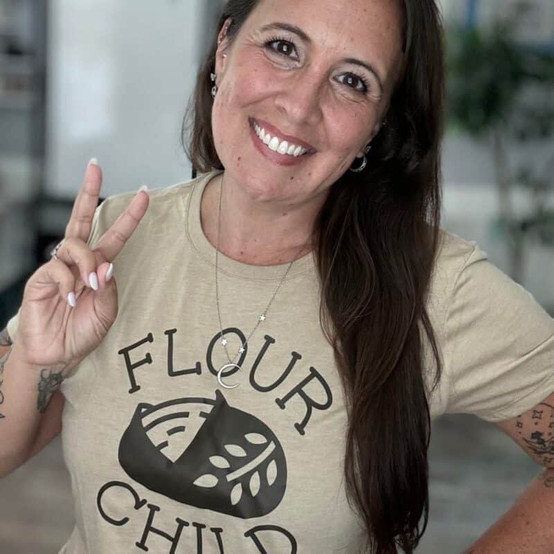 Flour Child Shirt – Retro Sourdough Baker Tee for Bread Lovers