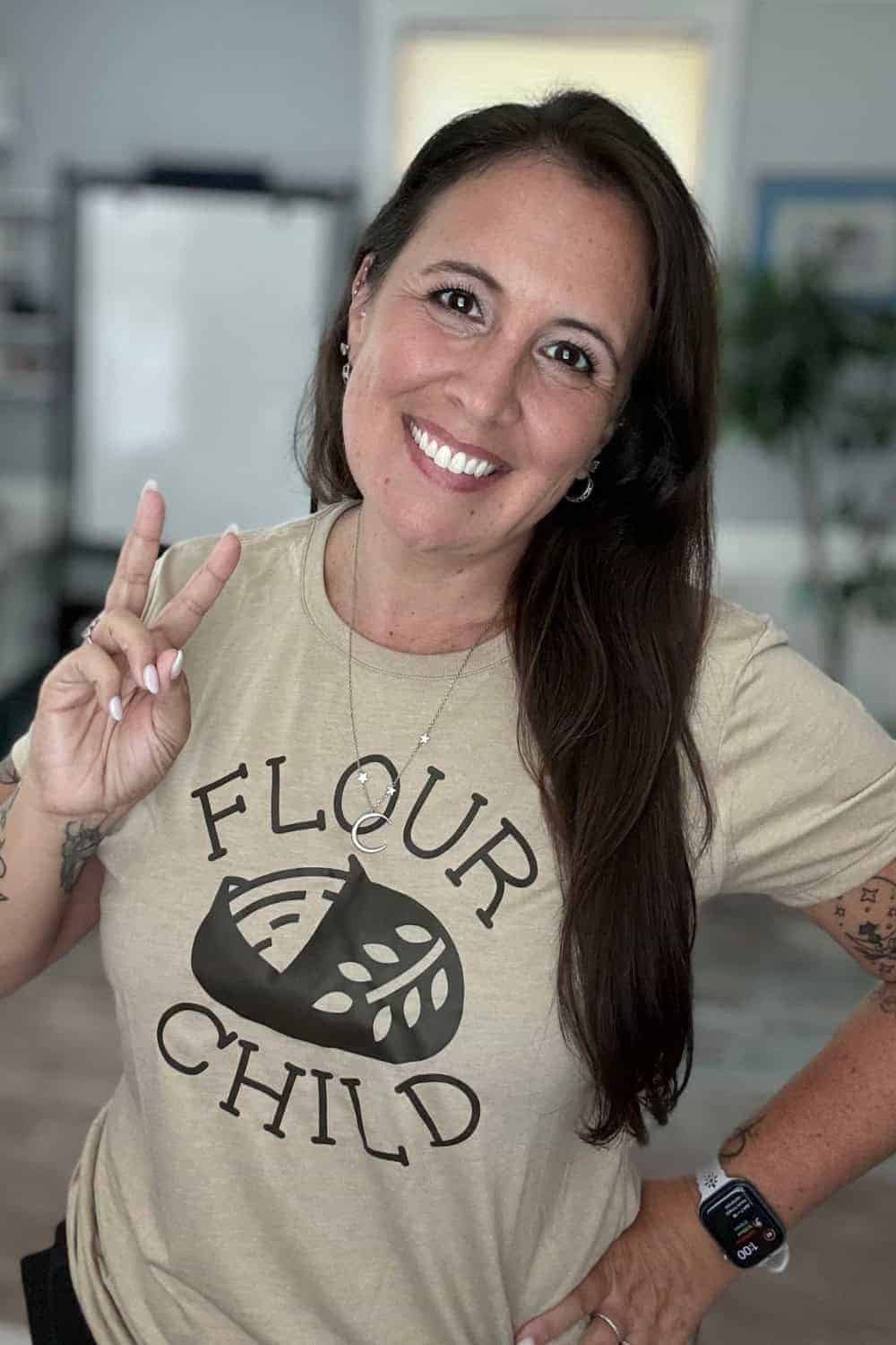 Flour Child Shirt – Retro Sourdough Baker Tee for Bread Lovers