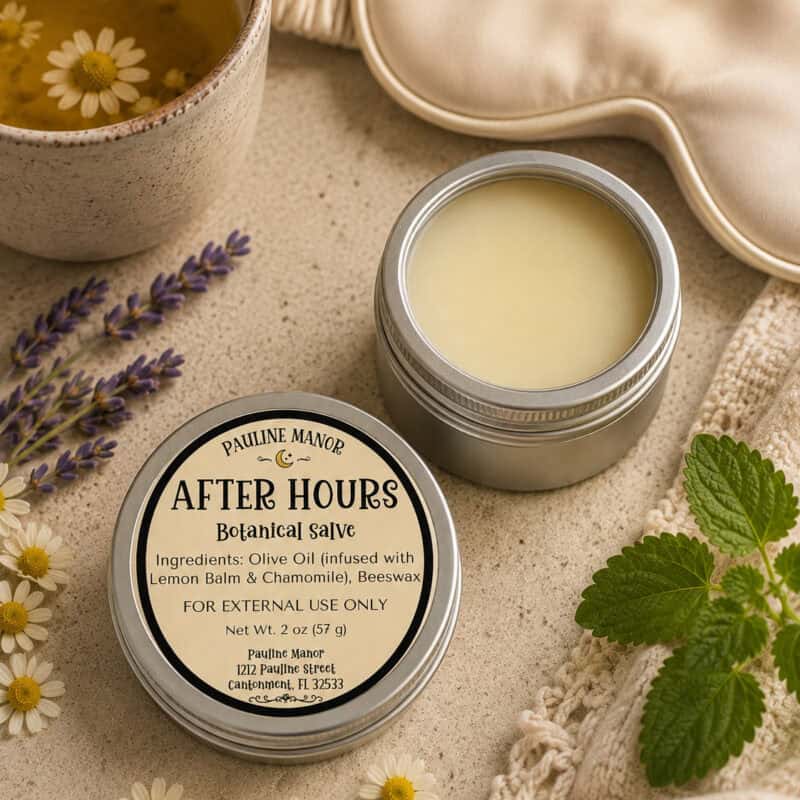 Pauline Manor After Hours Botanical Salve