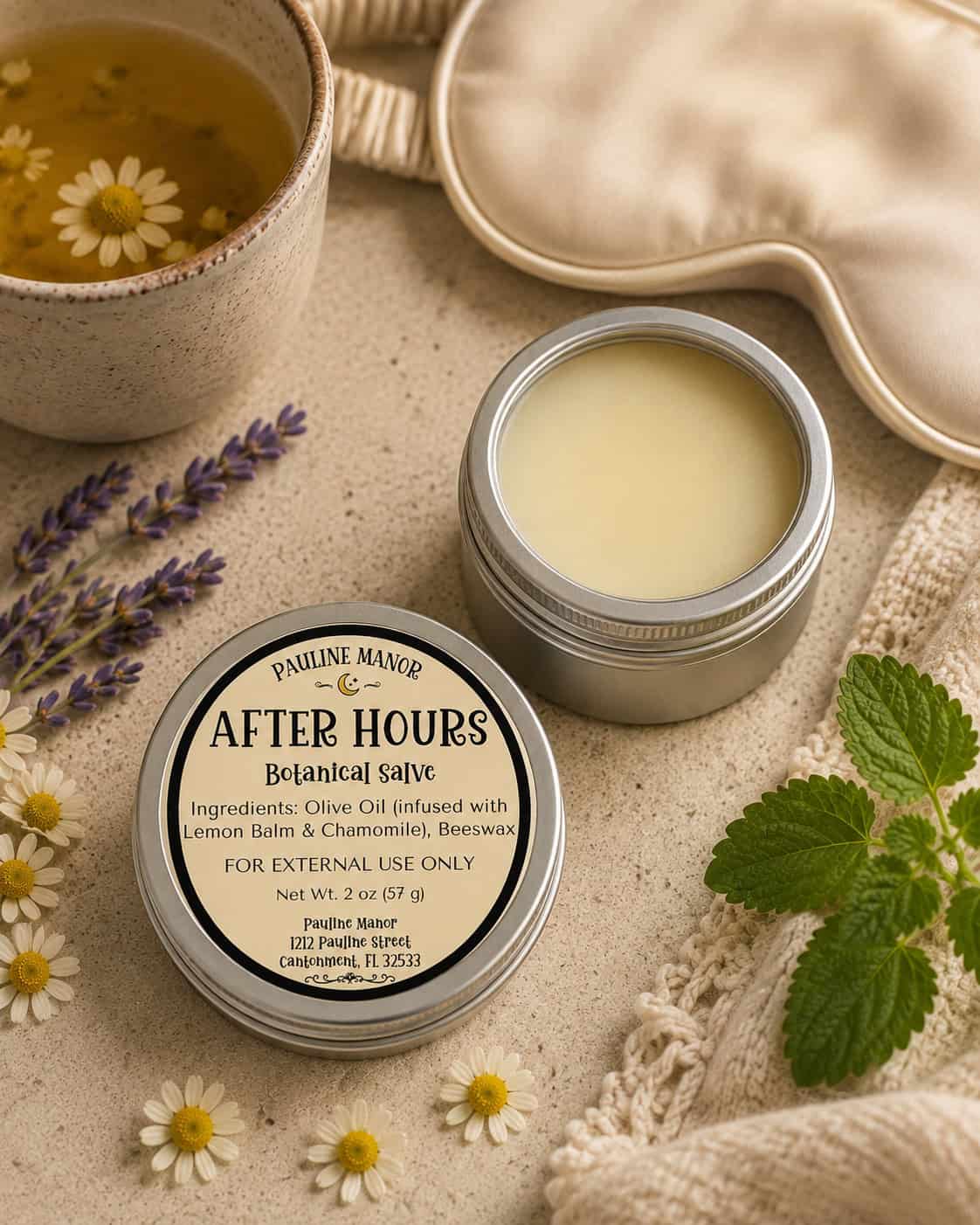 Pauline Manor After Hours Botanical Salve